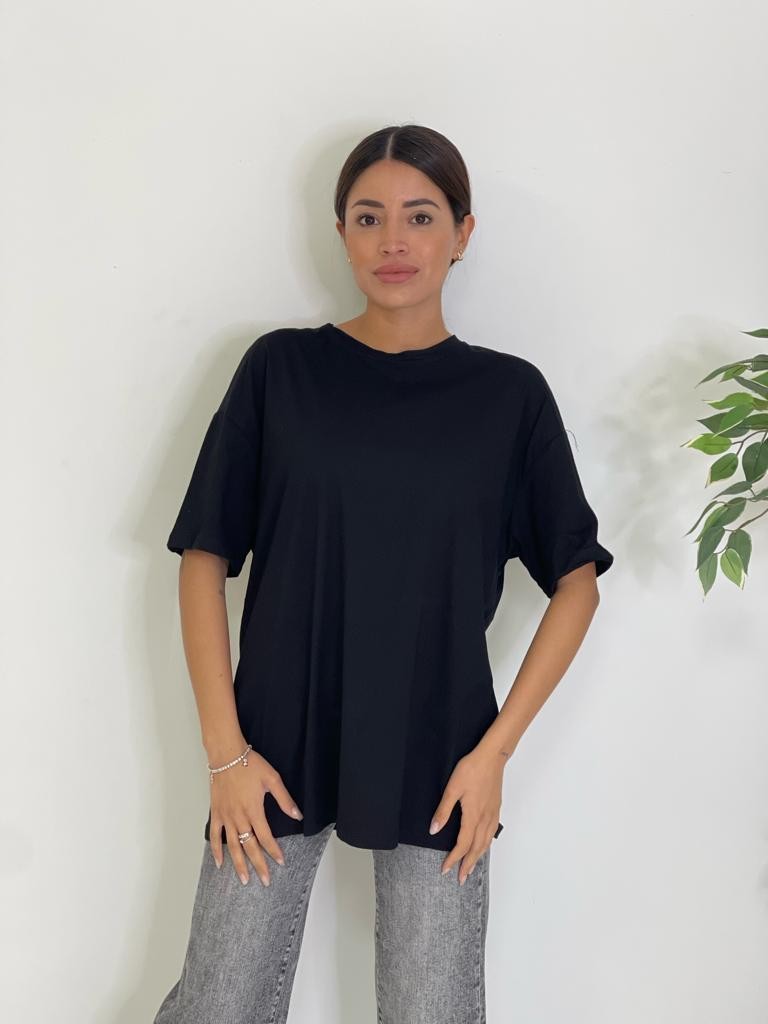 T-shirt over