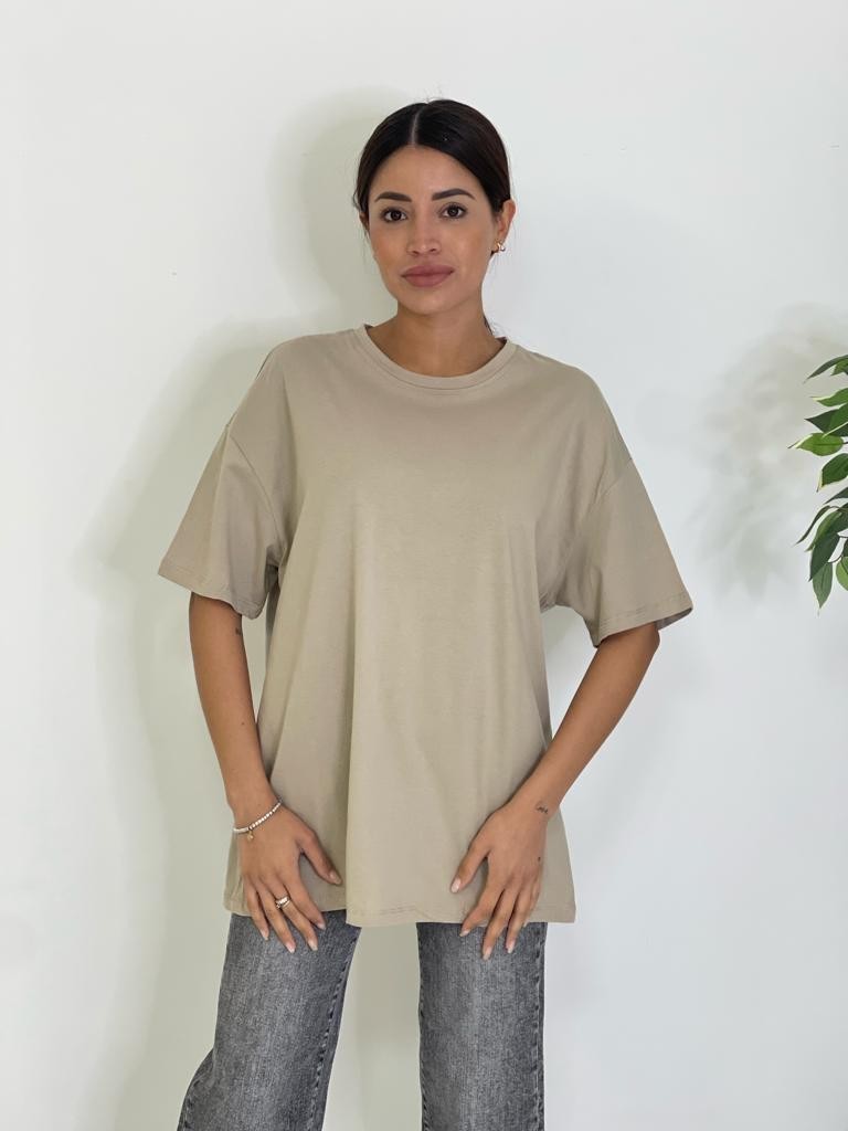 T-shirt over