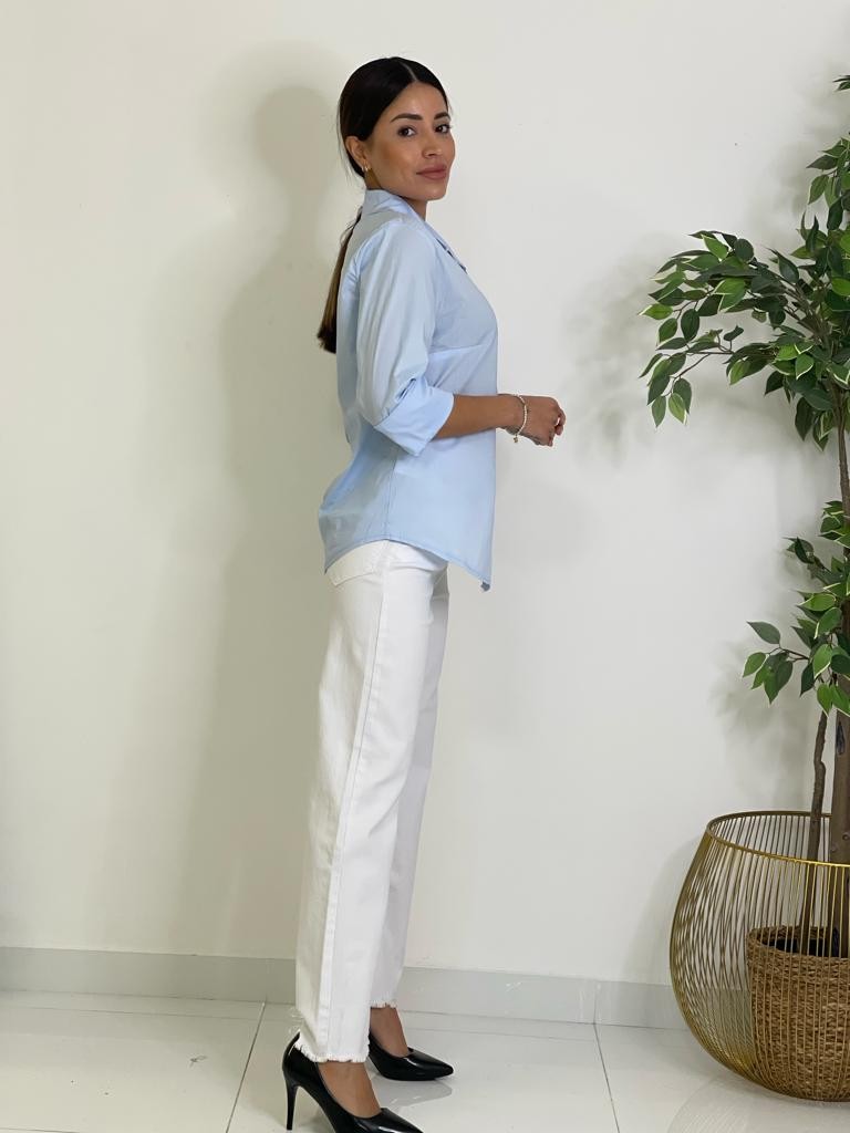 Jeans a palazzo basic