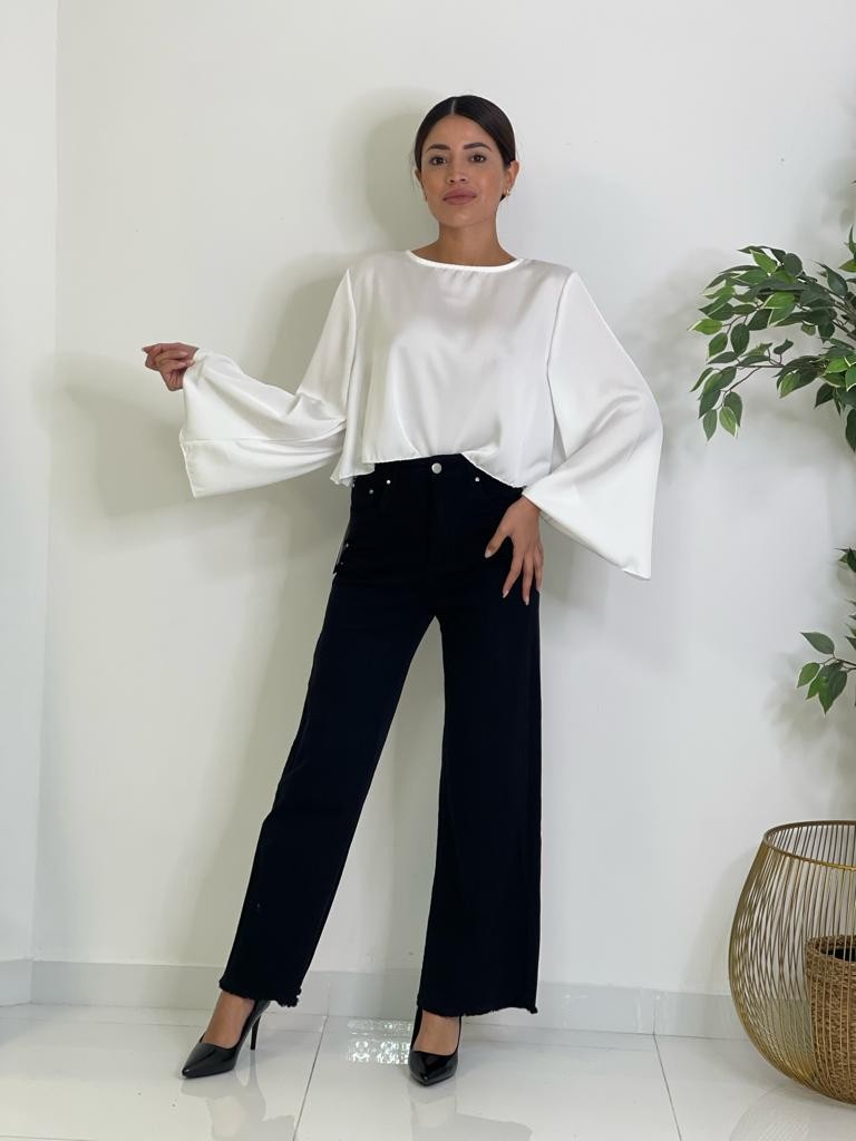 Jeans a palazzo basic