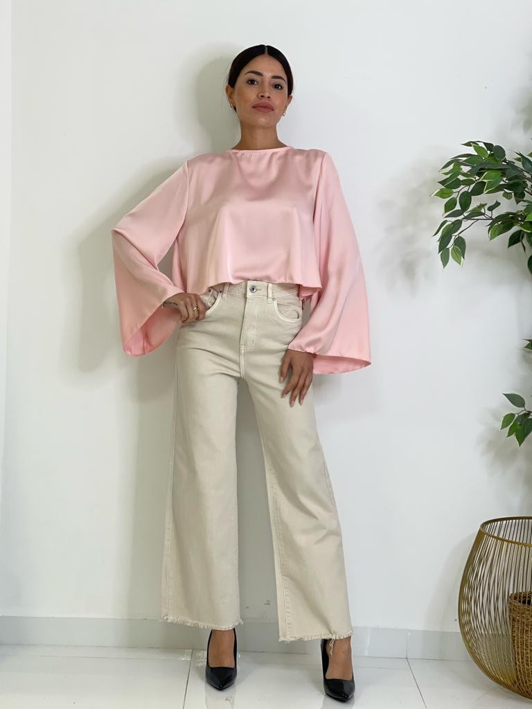 Jeans a palazzo basic