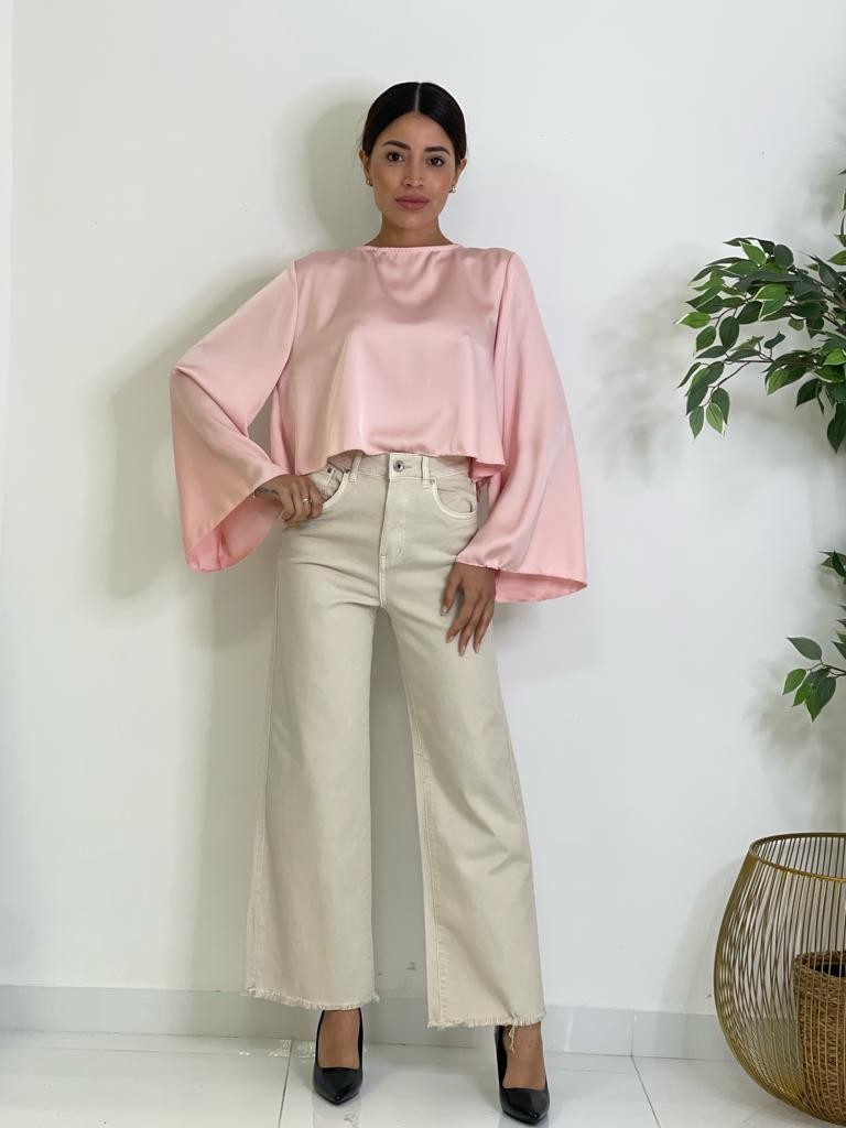Jeans a palazzo basic
