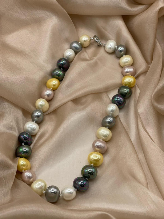 COLLANA PERLE  DI FIUME PICCOLO