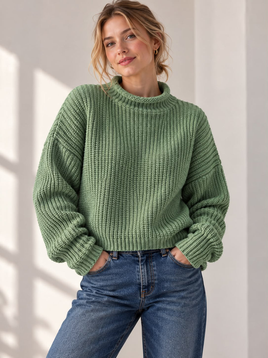 Maglione Spalle Cadenti