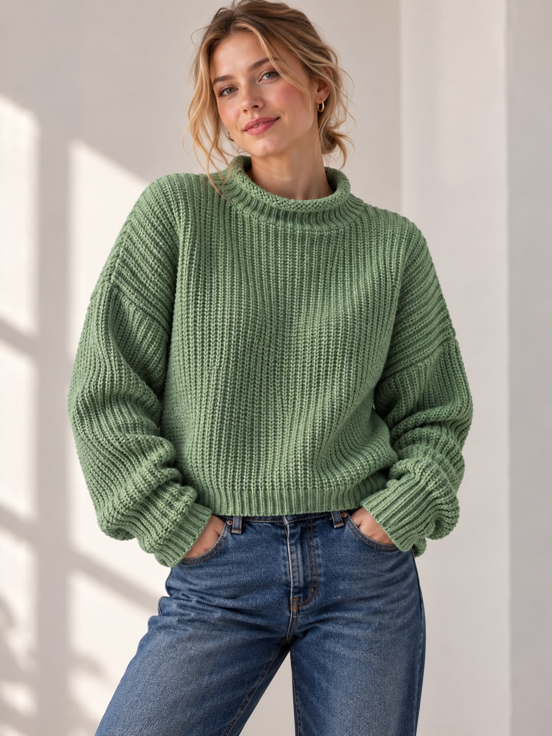 Maglione Spalle Cadenti