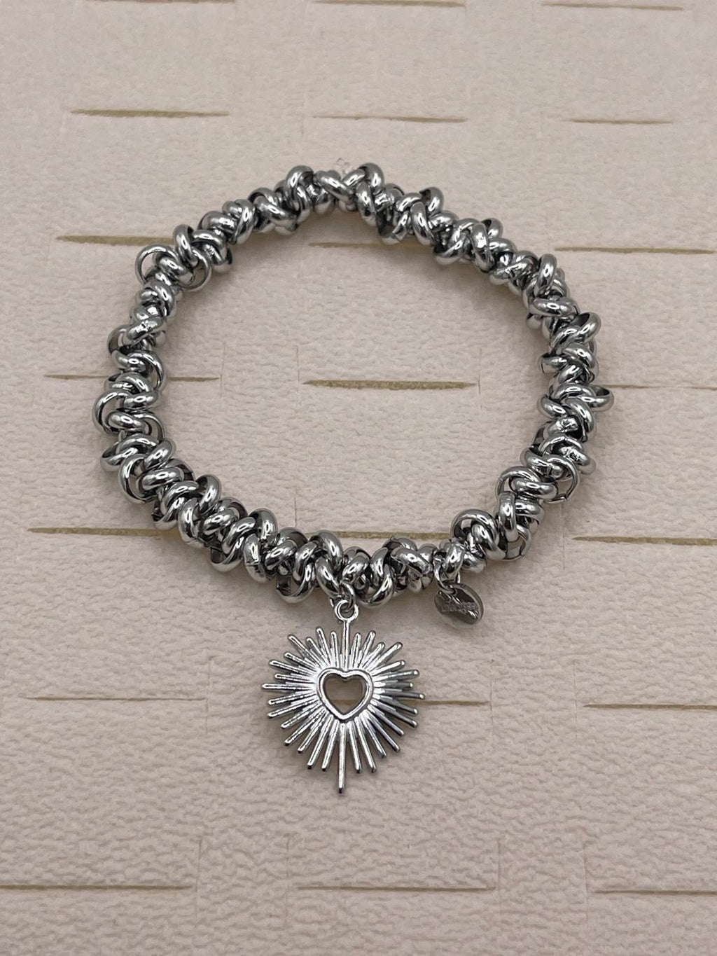 BRACCIALETTO A RONDELLE ACCIAIO