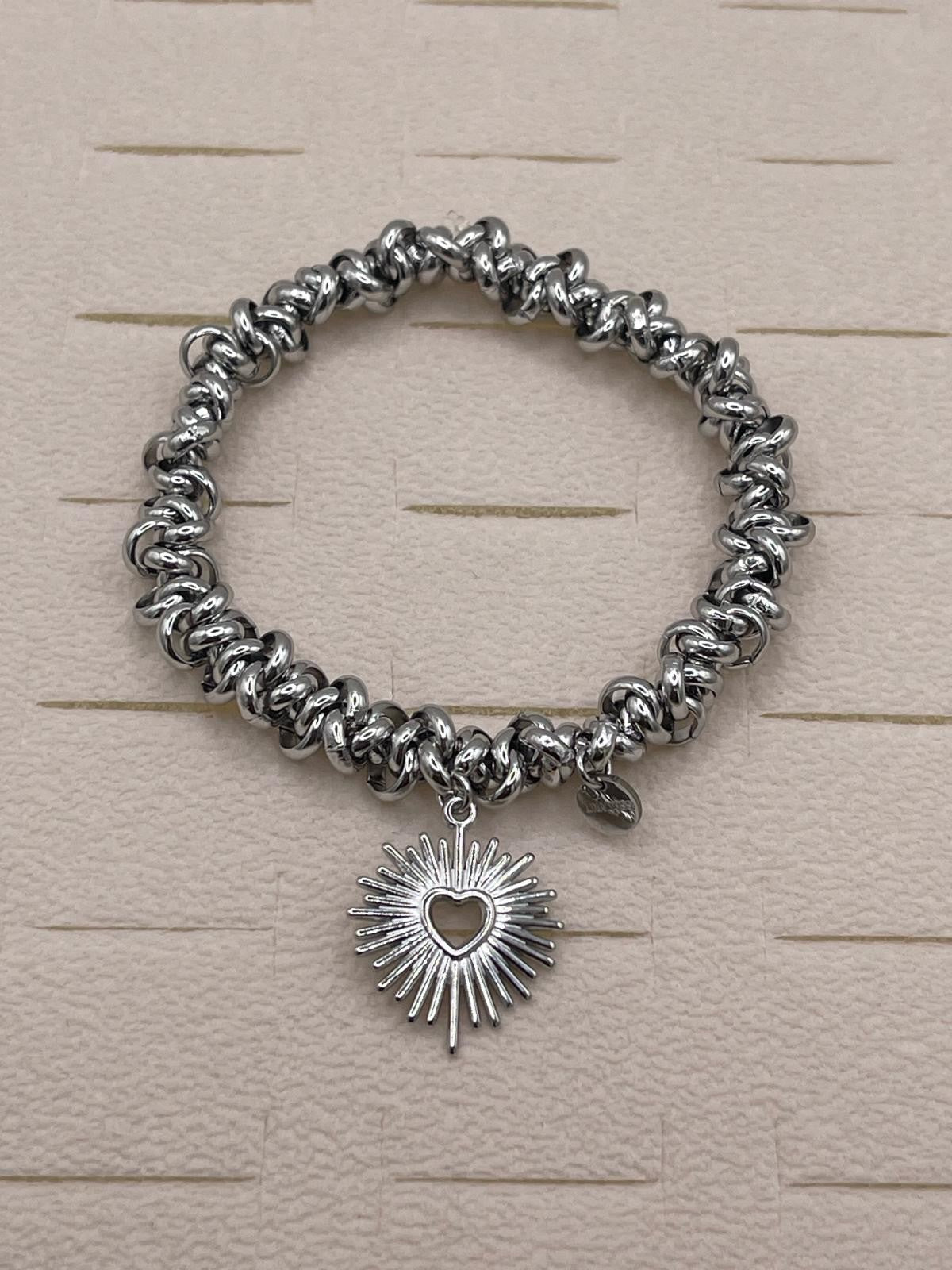 BRACCIALETTO A RONDELLE ACCIAIO