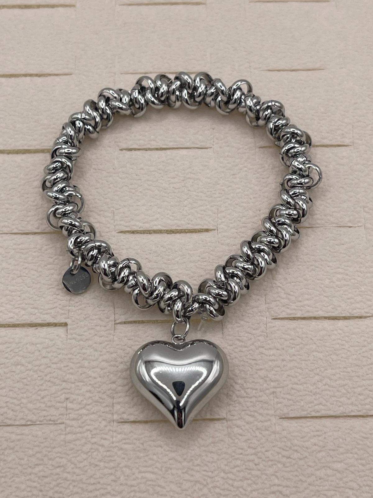 BRACCIALETTO A RONDELLE ACCIAIO