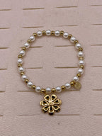 BRACCIALETTI PERLINE ACCIAIO