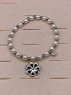 BRACCIALETTI PERLINE ACCIAIO