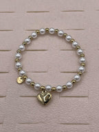 BRACCIALETTI PERLINE ACCIAIO