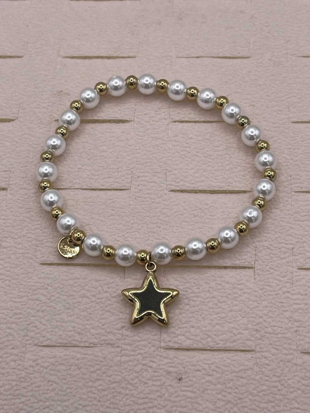 BRACCIALETTI PERLINE ACCIAIO