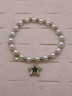 BRACCIALETTI PERLINE ACCIAIO