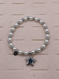 BRACCIALETTI PERLINE ACCIAIO