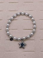 BRACCIALETTI PERLINE ACCIAIO