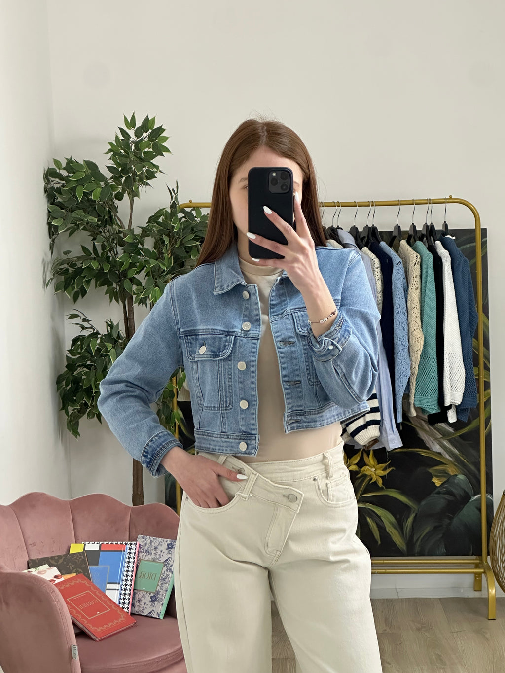 Giacca Denim Corta
