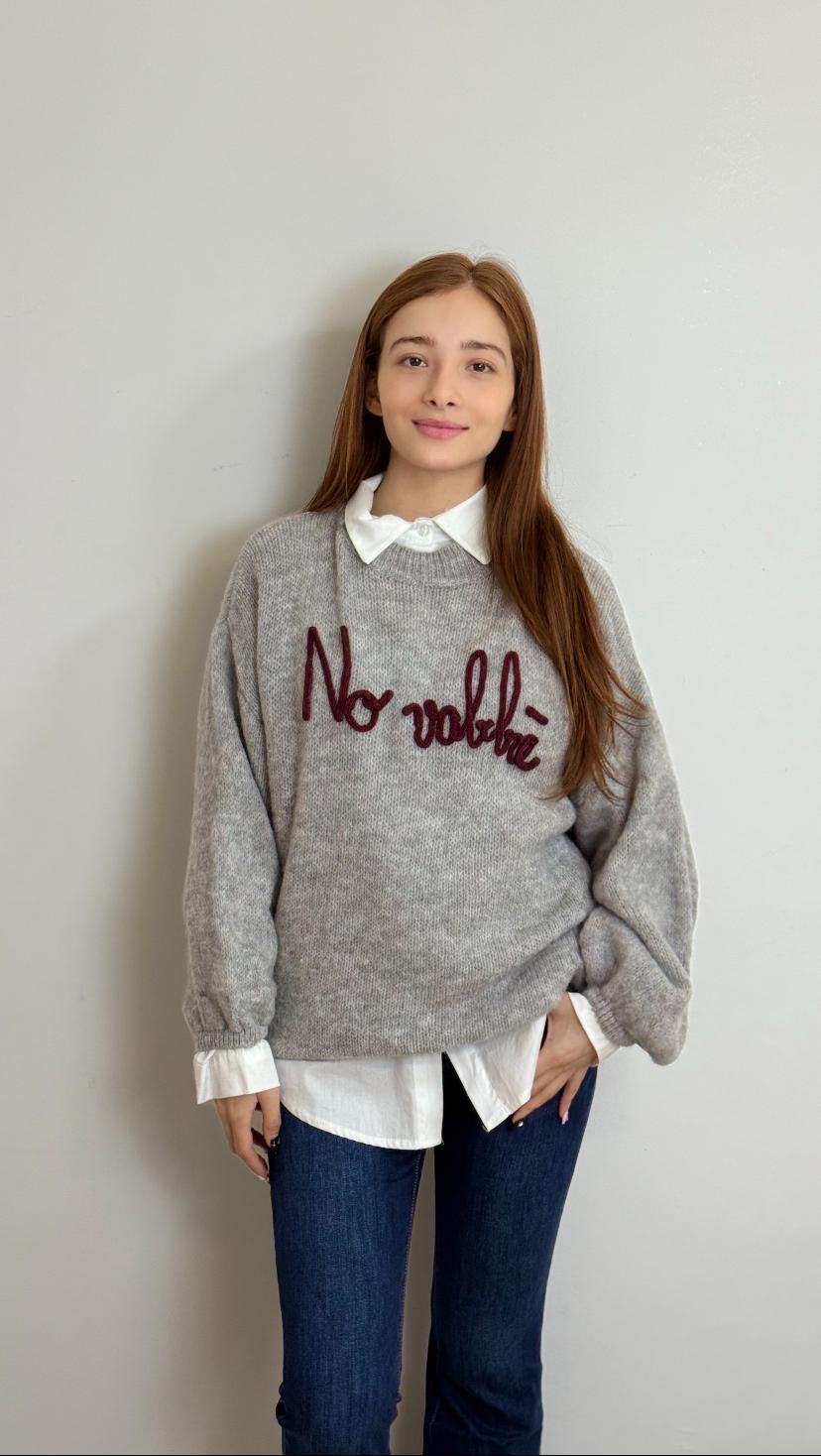 Maglione misto lana no vabbè
