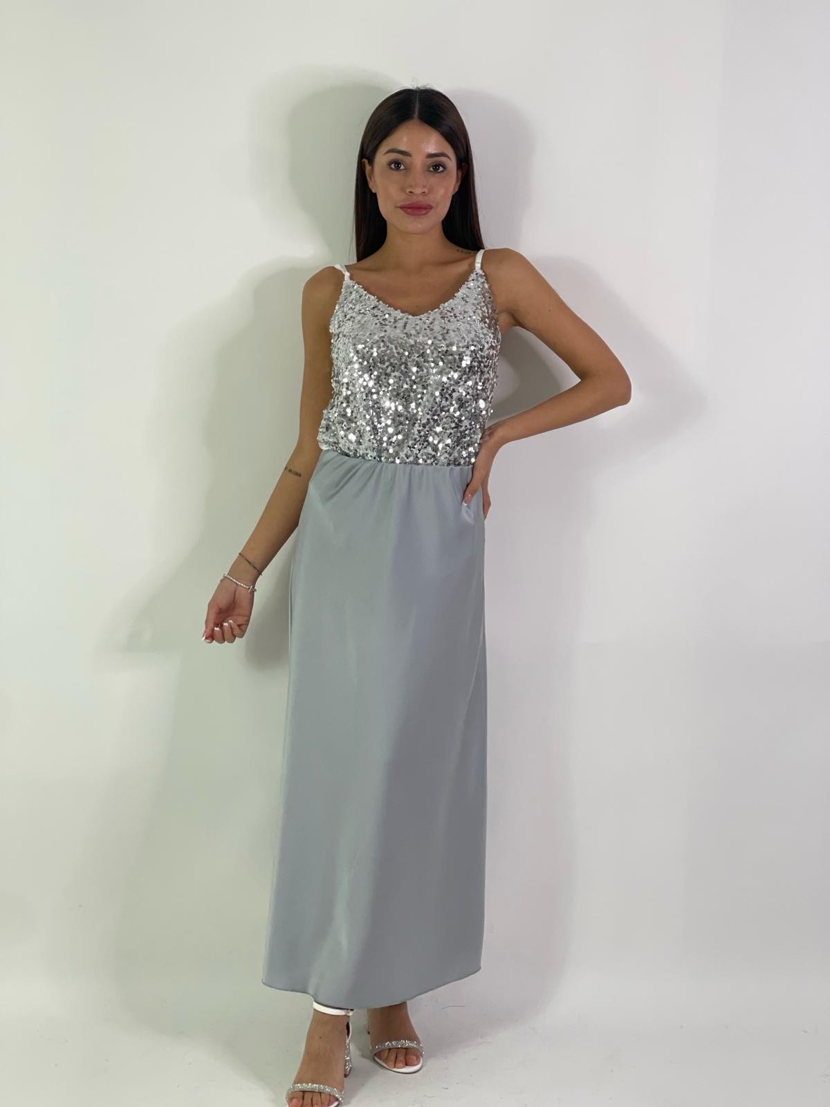 Canotta in paillettes