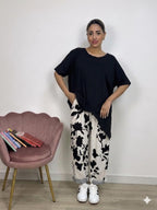 Pantalone 158C Fiori