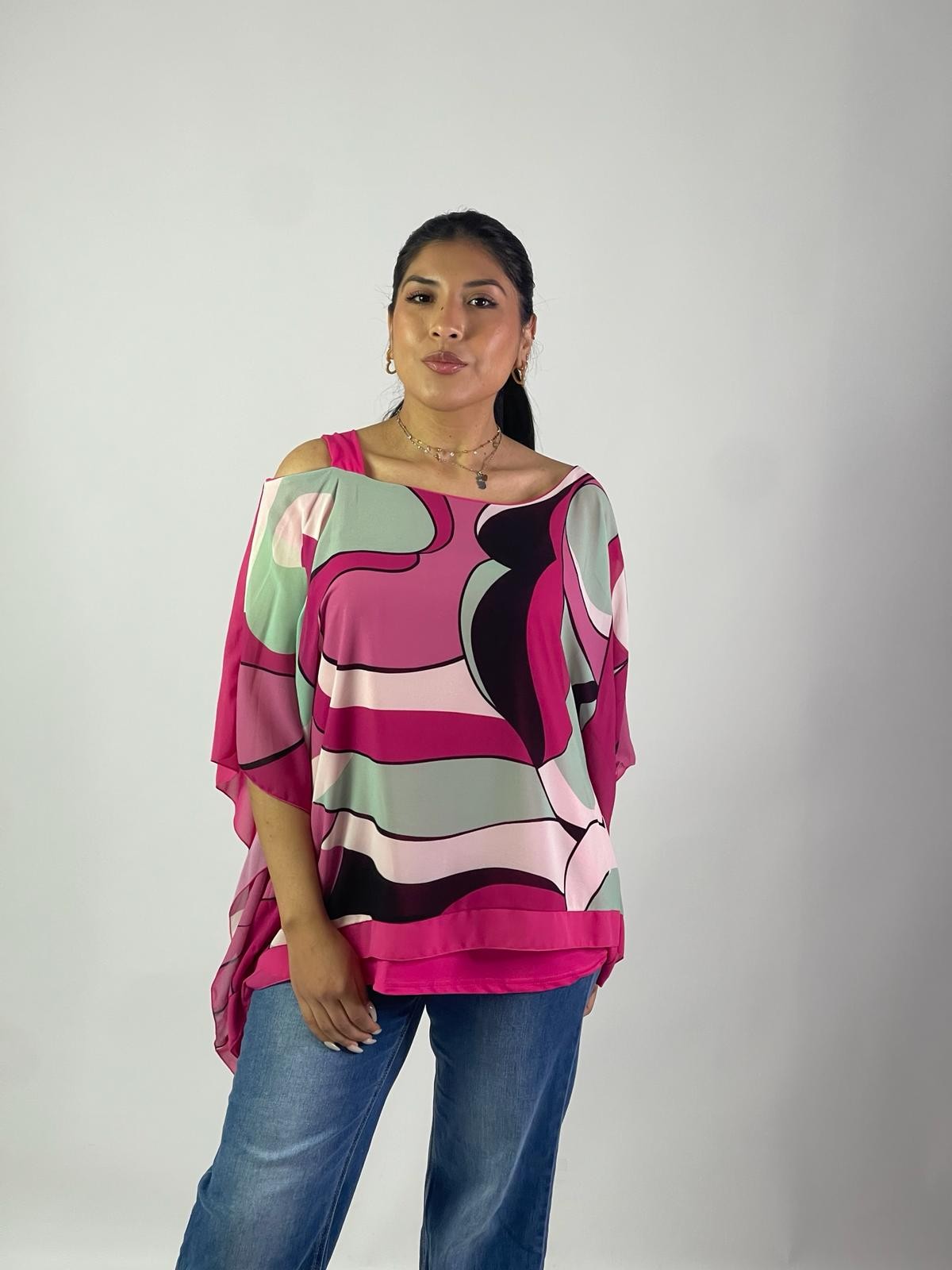 Maglia manica pippistello over