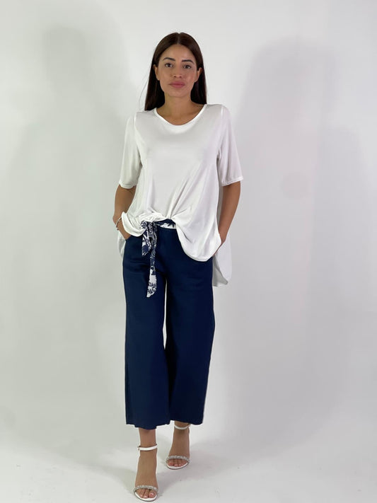 Pantalone corto denim