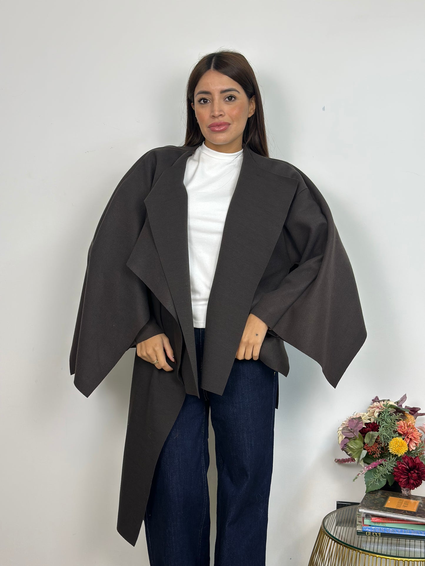 Giacca Mantello in Panno