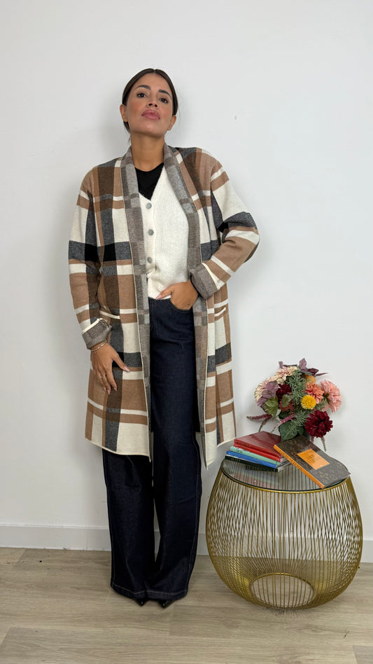Cardigan Quadretti