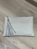 Mini pochette in vera pelle