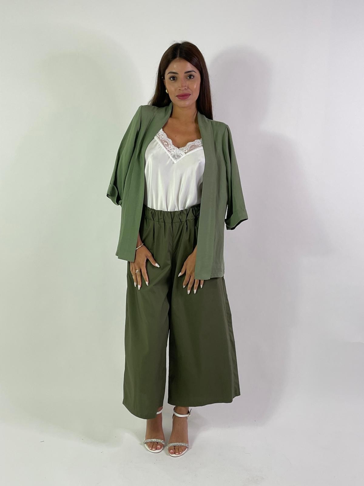 Cardigan misto lino cotone