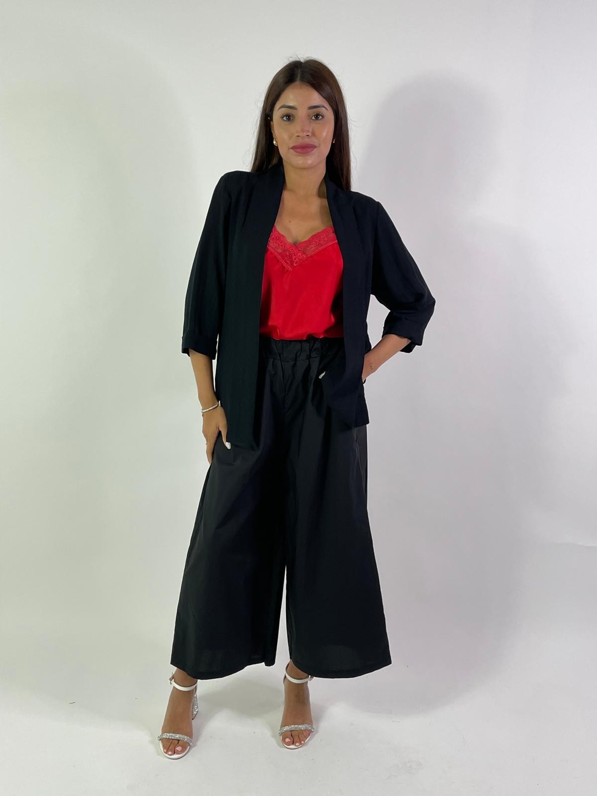 Cardigan misto lino cotone