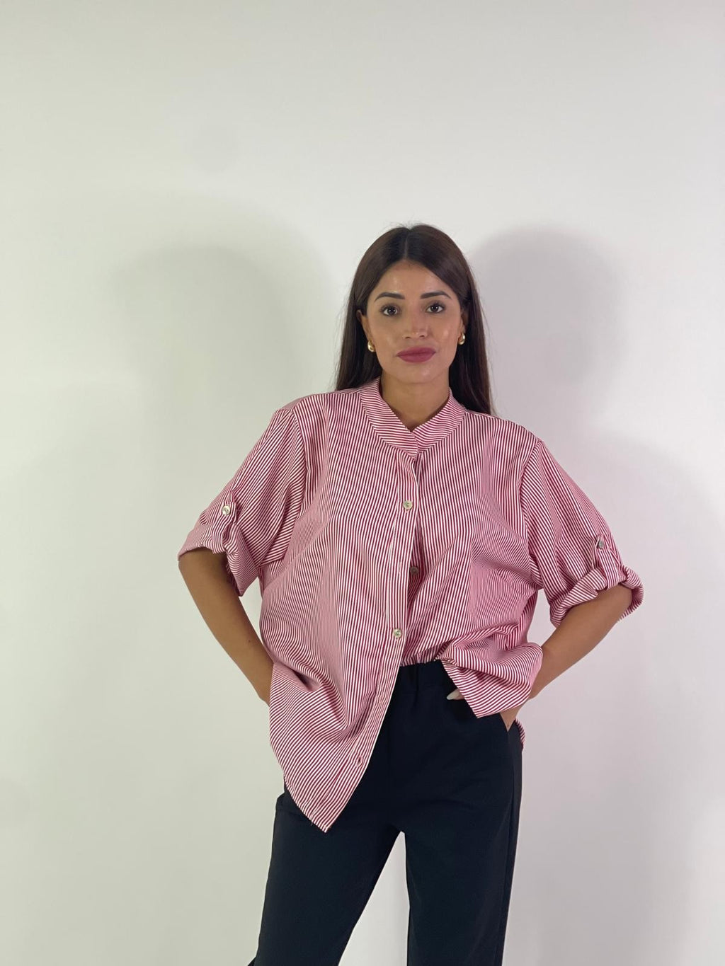 Camicia righe curvy