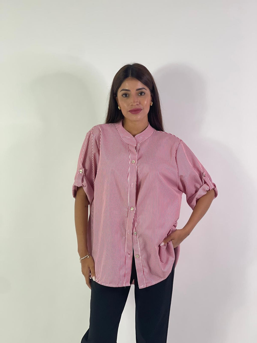 Camicia righe curvy