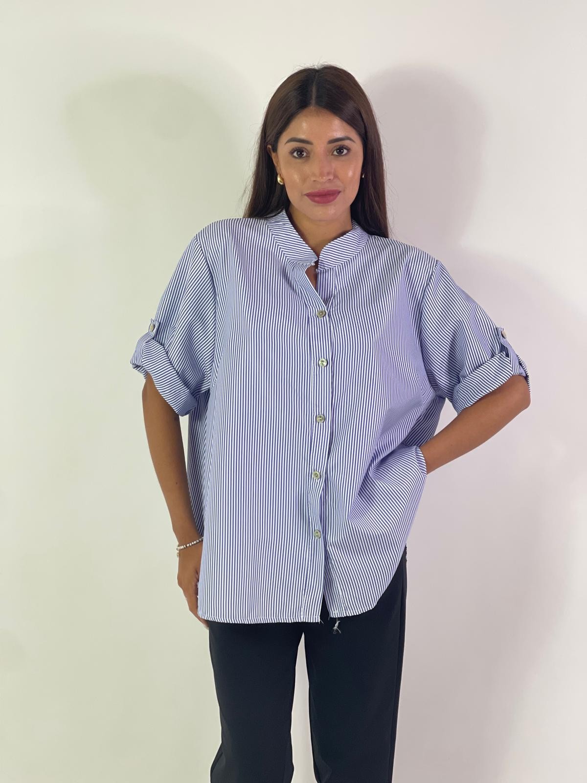 Camicia righe curvy