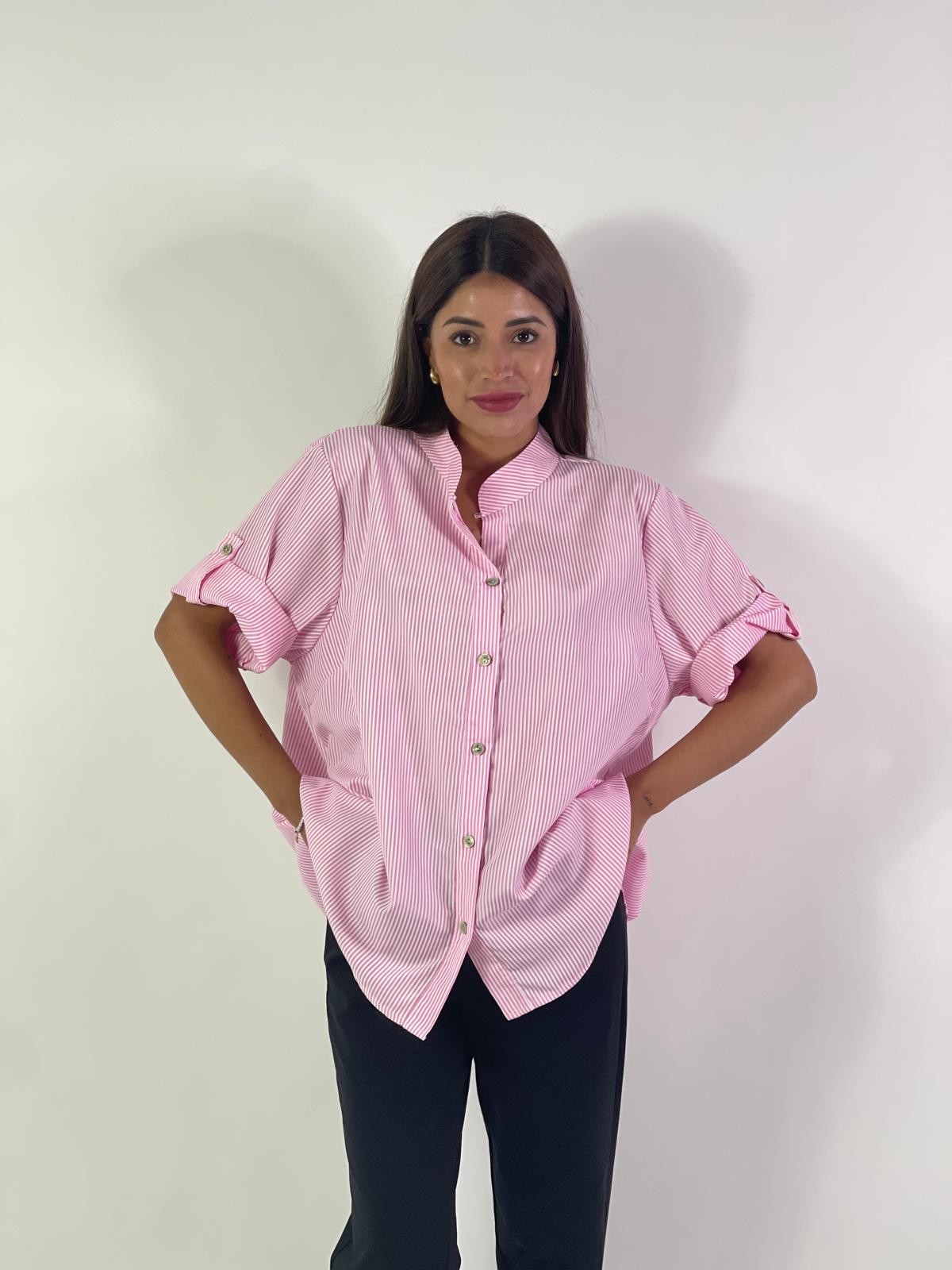 Camicia righe curvy