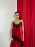 Canotta in ciniglia con pizzo