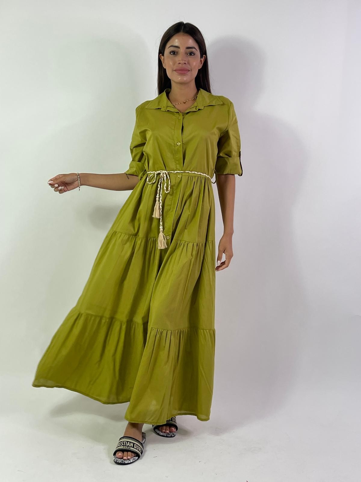 Abito a balze estivo