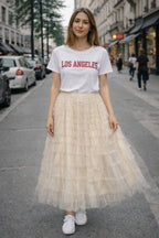 Gonna in Tulle con le Balze