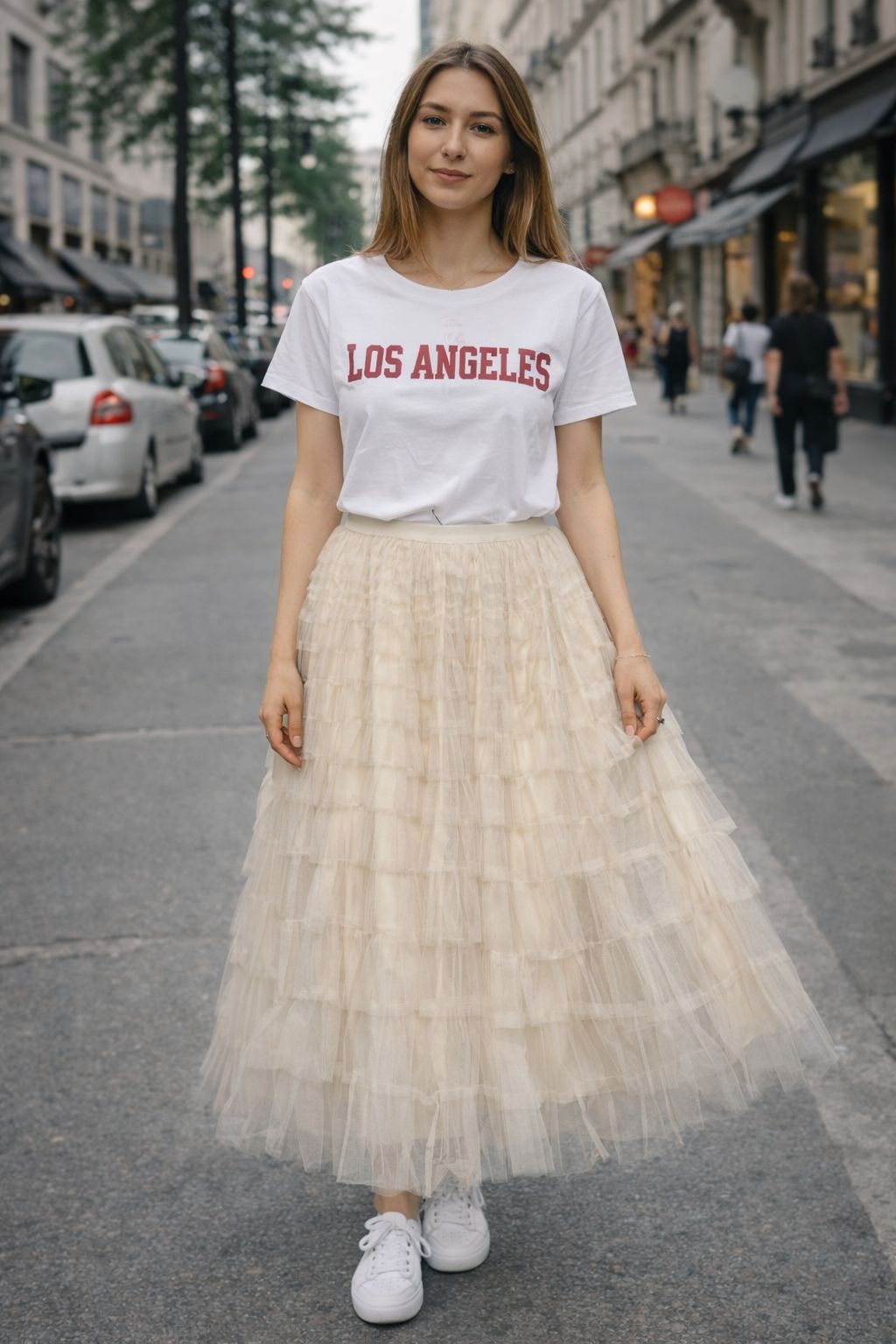 Gonna in Tulle con le Balze