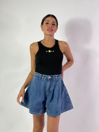 Gonna pantaloncino in denim