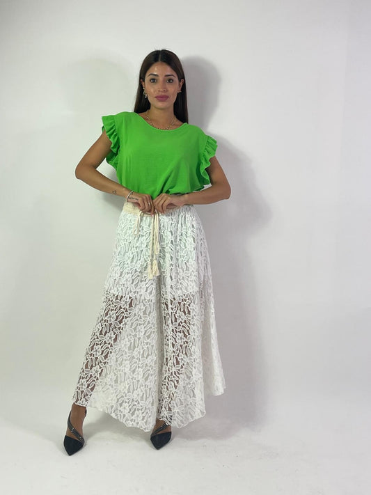 Maglia con volant curvy