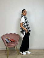 Pantalone Balloon con Elastico in Caviglia