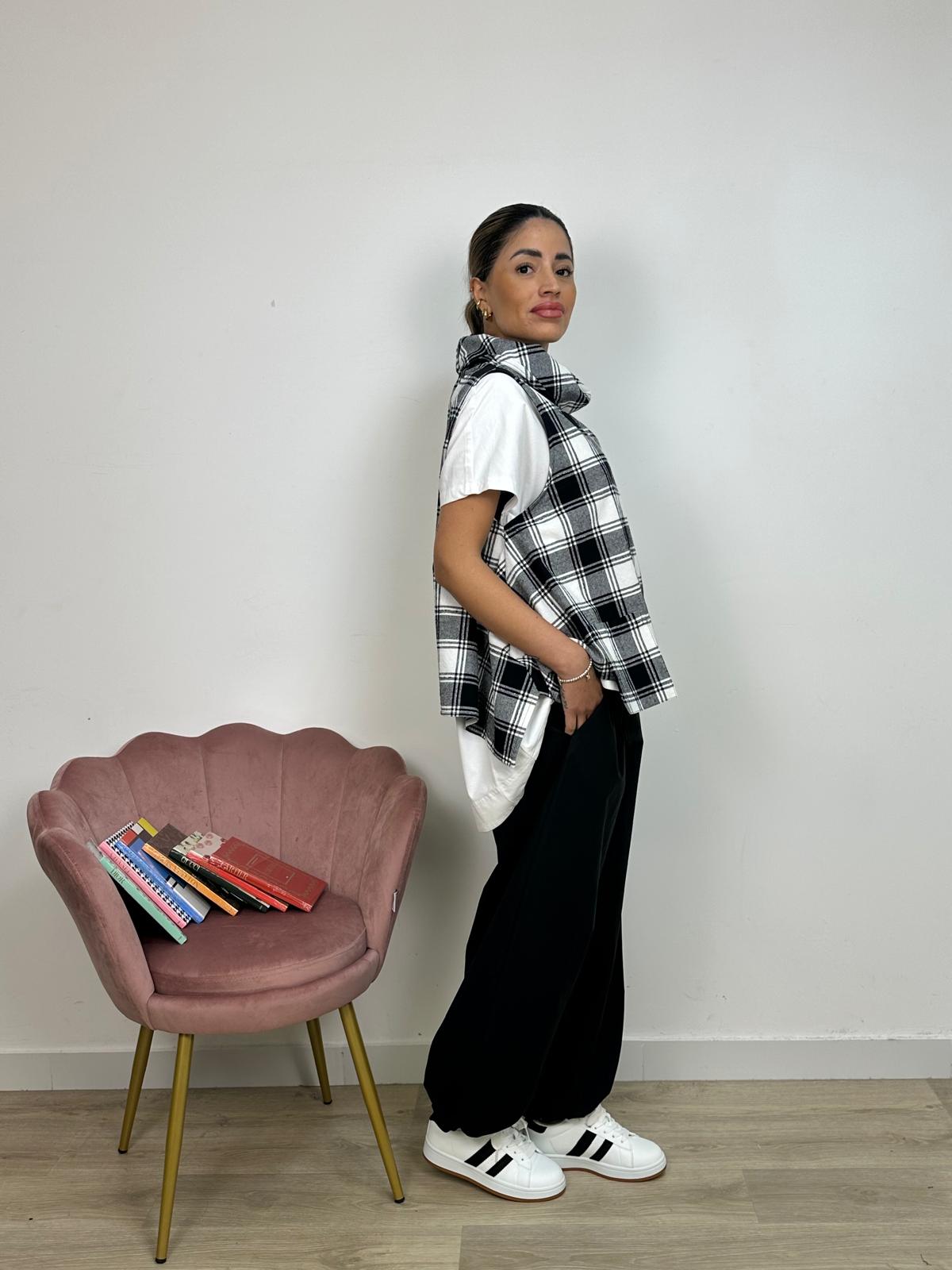 Pantalone Balloon con Elastico in Caviglia