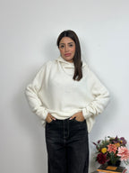 Pulllover con cappuccio Lumina