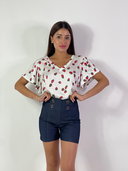 Shorts con i bottoni