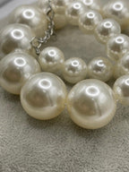 Set collana e orecchini perle