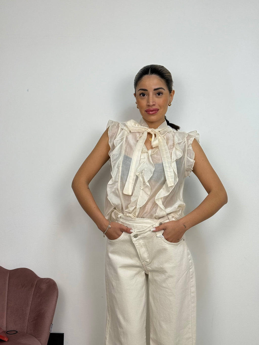 Camicia Canotta Vellata