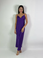 Abito semplice in raso