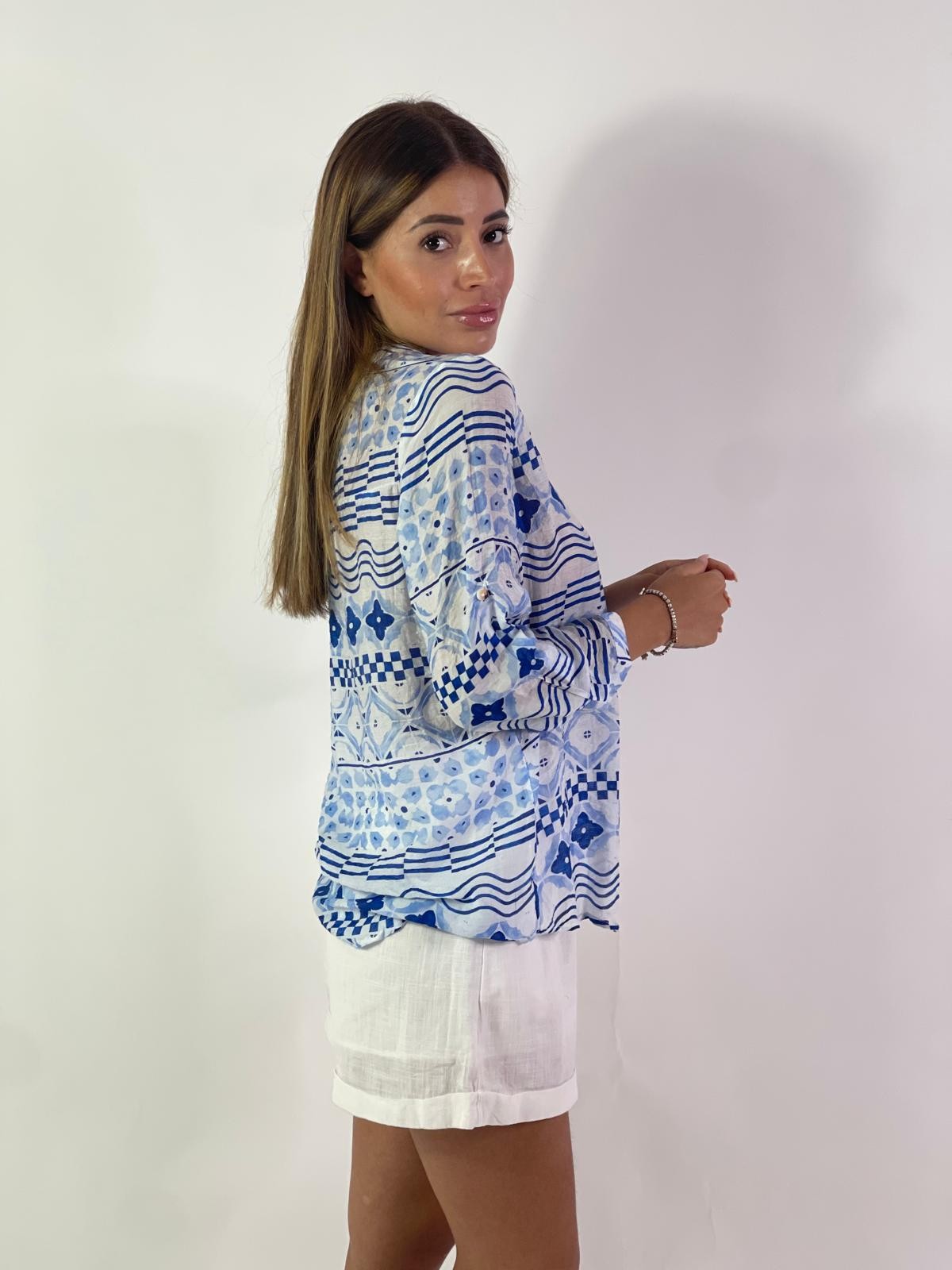 Camicia collo coreano