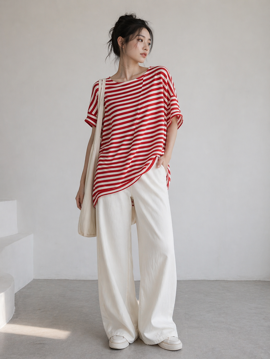Maglia Over Asimmetrica Sun Sun