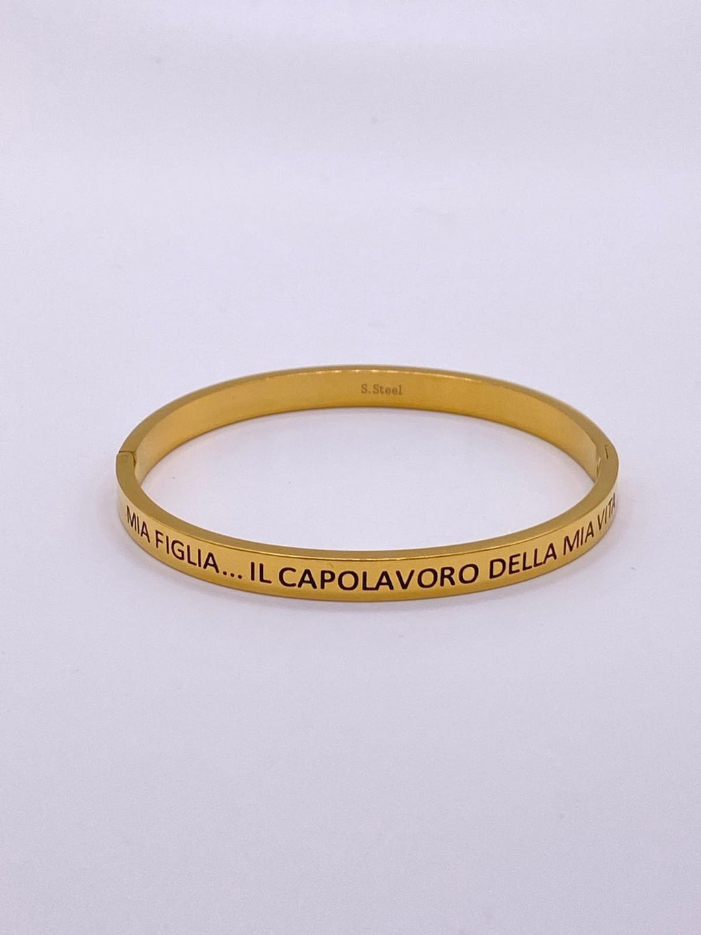 Braccialetto rigido con dediche